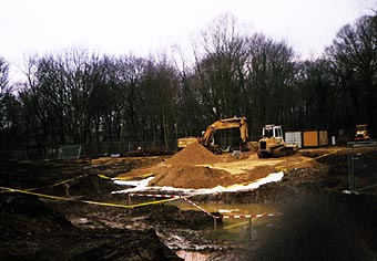 Baustelle Lwen- und Hynenanlage