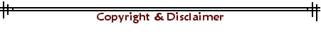 Copyright & Disclaimer
