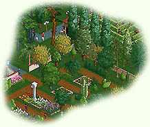 Pflenzen bei RollerCoasterTycoon